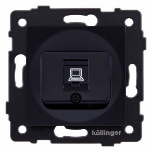 Розетка Ethernet RJ-45 без рамки Kollinger REA-018BK Розетка Ethernet RJ-45 без рамки Kollinger REA-018BK