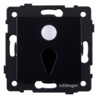 Заглушка для поста с подсветкой, без рамки Kollinger  REA-044BK