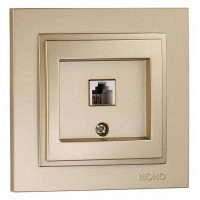 Розетка телефонная RJ-11 Mono Electric Despina 102-222205-124