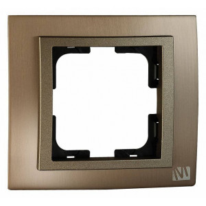 Рамка на 1 пост Mono Electric Style Aluminium 107-810000-160 Рамка на 1 пост Mono Electric Style Aluminium 107-810000-160