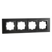 Рамка на 4 поста Mono Electric Style Aluminium 107-820000-163