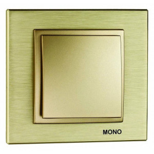 Рамка на 1 пост Mono Electric Style Aluminium 107-830000-160 Рамка на 1 пост Mono Electric Style Aluminium 107-830000-160