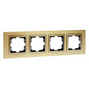 Рамка на 4 поста Mono Electric Style Aluminium 107-830000-163 Рамка на 4 поста Mono Electric Style Aluminium 107-830000-163