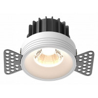 Встраиваемый светильник Maytoni Round DL058-12W3K-TRS-W