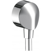 Шланговое подсоединение Hansgrohe FixFit Square с обратным клапаном хром 27454000