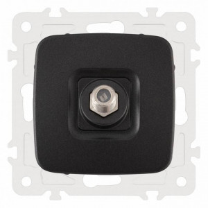 ТВ-розетка без рамки Arte Milano am-205 205.42-1.black