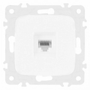 Розетка Ethernet RJ-45 без рамки Arte Milano am-205 205.45-1.white Розетка Ethernet RJ-45 без рамки Arte Milano am-205 205.45-1.white
