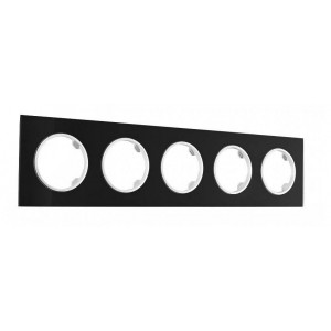 Рамка на 5 постов Arte Milano am-502.01 502.01-5.black Рамка на 5 постов Arte Milano am-502.01 502.01-5.black
