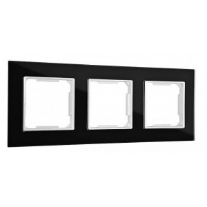 Рамка на 3 поста Arte Milano am-503.02 503.02-3.black Рамка на 3 поста Arte Milano am-503.02 503.02-3.black