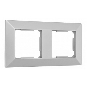 Рамка на 2 поста Arte Milano am-503.03 503.03-2.silver