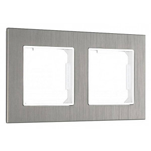 Рамка на 2 поста Arte Milano am-503.12 503.12-2.grey