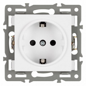 Розетка с заземлением и со шторкой, без рамки Arlight SCT 043730 Розетка с заземлением и со шторкой, без рамки Arlight SCT 043730