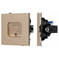 Розетка Ethernet RJ-45 и со шторками, без рамки Arlight SCT-TENDO 054099