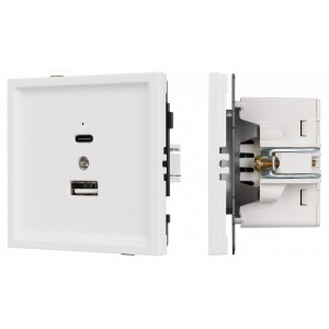 Розетка 2хUSB type A и C без рамки Arlight SCT-TENDO 054539 Розетка 2хUSB type A и C без рамки Arlight SCT-TENDO 054539