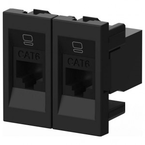 Розетка двойная Ethernet RJ-45 без рамки Elbi Eleсtriс Moda Vox 611-044832-248 Розетка двойная Ethernet RJ-45 без рамки Elbi Eleсtriс Moda Vox 611-044832-248