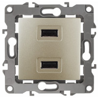 Розетка USB, без рамки Эра Эра 12 12-4110-04