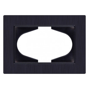 Рамка для двойной розетки Kollinger Eleganz Plex EP120BK Рамка для двойной розетки Kollinger Eleganz Plex EP120BK