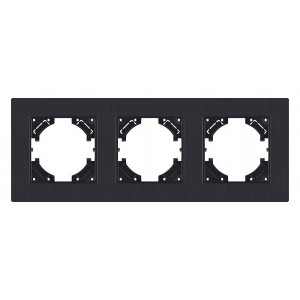 Рамка на 3 поста Kollinger Eleganz Plex EP3BM Рамка на 3 поста Kollinger Eleganz Plex EP3BM