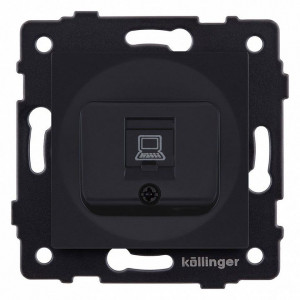 Розетка Ethernet RJ-45 без рамки Kollinger REA-018BM Розетка Ethernet RJ-45 без рамки Kollinger REA-018BM