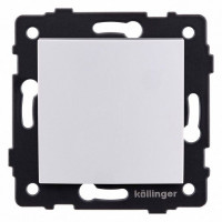 Выключатель проходной одноклавишный без рамки Kollinger  REA-R-003WH