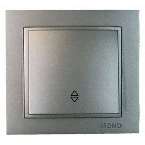 Выключатель проходной одноклавишный Mono Electric Despina 102-242425-109 Выключатель проходной одноклавишный Mono Electric Despina 102-242425-109