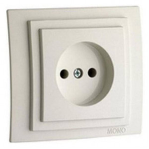 Розетка без заземления, без рамки Mono Electric Despina / Larissa 500-000122-116 Розетка без заземления, без рамки Mono Electric Despina / Larissa 500-000122-116