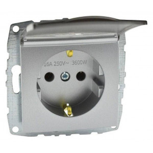 Розетка с заземлением с крышкой, без рамки Mono Electric Despina / Larissa 500-002121-118 Розетка с заземлением с крышкой, без рамки Mono Electric Despina / Larissa 500-002121-118
