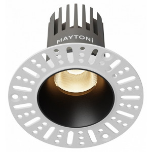 Встраиваемый светильник Maytoni DL124-10W-3K-TRS-B Встраиваемый светильник Maytoni DL124-10W-3K-TRS-B