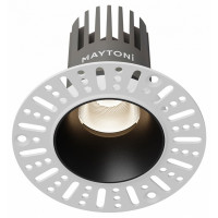 Встраиваемый светильник Maytoni  DL124-10W-4K-TRS-B