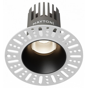 Встраиваемый светильник Maytoni DL124-10W-4K-TRS-B Встраиваемый светильник Maytoni DL124-10W-4K-TRS-B