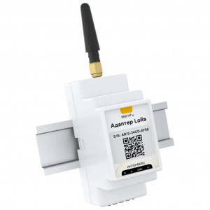 Адаптер для датчиков ectoControl LoRa DIN RS485 Modbus ec01096 Адаптер для датчиков ectoControl LoRa DIN RS485 Modbus ec01096