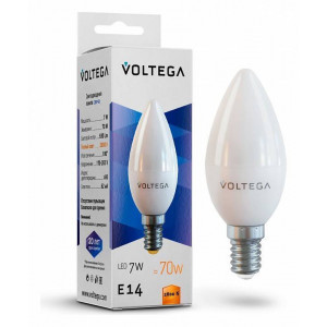 Лампа светодиодная Voltega Candle 7W 7048