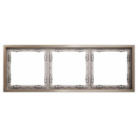 Рамка на 3 поста Voltum S70 METAL VLSM120310