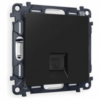 Розетка Ethernet RJ-45 и со шторками, без рамки Ambrella Volt ALFA MA812005