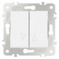 Выключатель для жалюзи без рамки Arte Milano 203 203.38-2.white