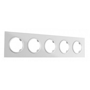 Рамка на 5 постов Arte Milano am-502.01 502.01-5.silver Рамка на 5 постов Arte Milano am-502.01 502.01-5.silver