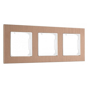 Рамка на 3 поста Arte Milano am-503.12 503.12-3.brown Рамка на 3 поста Arte Milano am-503.12 503.12-3.brown