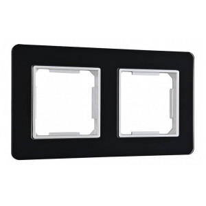 Рамка на 2 поста Arte Milano am-503.14 503.14-2.black Рамка на 2 поста Arte Milano am-503.14 503.14-2.black