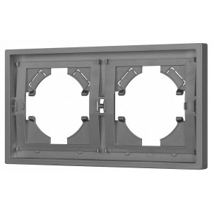 Рамка на 2 поста Arlight FRM-TENDO 053841 Рамка на 2 поста Arlight FRM-TENDO 053841