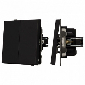 Выключатель двухклавишный без рамки Arlight SWT 054544