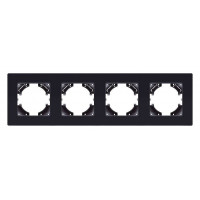Рамка на 4 поста Kollinger Eleganz Acryl EA4BK