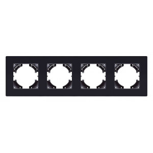 Рамка на 4 поста Kollinger Eleganz Acryl EA4BK Рамка на 4 поста Kollinger Eleganz Acryl EA4BK