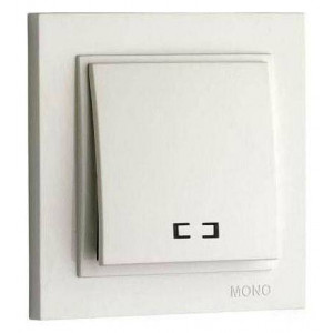 Выключатель одноклавишный с подсветкой Mono Electric Despina 102-010025-101 Выключатель одноклавишный с подсветкой Mono Electric Despina 102-010025-101