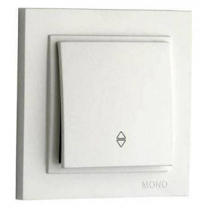 Выключатель проходной одноклавишный Mono Electric Despina 102-010025-109 Выключатель проходной одноклавишный Mono Electric Despina 102-010025-109