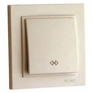 Выключатель перекрестный одноклавишный Mono Electric Despina 102-170025-112 Выключатель перекрестный одноклавишный Mono Electric Despina 102-170025-112
