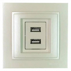 Розетка USB Mono Electric Despina 102-252505-178 Розетка USB Mono Electric Despina 102-252505-178