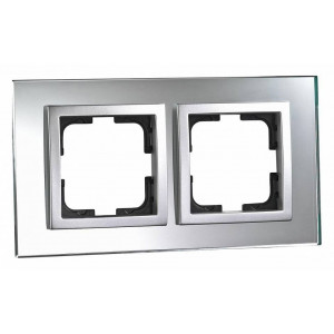 Рамка на 2 поста Mono Electric Style Glass 107-700000-161 Рамка на 2 поста Mono Electric Style Glass 107-700000-161