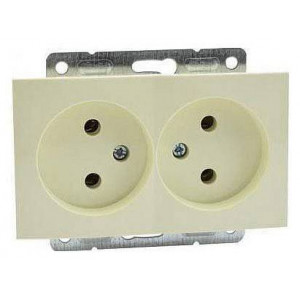 Розетка двойная, без рамки Mono Electric Despina / Larissa 500-001705-121 Розетка двойная, без рамки Mono Electric Despina / Larissa 500-001705-121