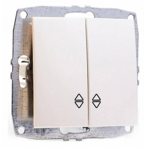 Выключатель проходной двухклавишный без рамки Mono Electric Despina / Larissa 500-002523-111 Выключатель проходной двухклавишный без рамки Mono Electric Despina / Larissa 500-002523-111