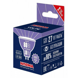 Лампа светодиодная Volpe LED-JCDR GU5.3 10Вт 6500K UL-00011002